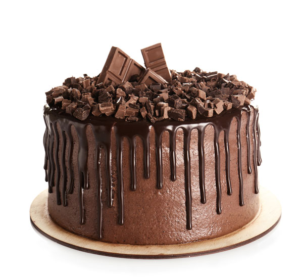 Cake using SuperLux fat crystals to reduce the fat content